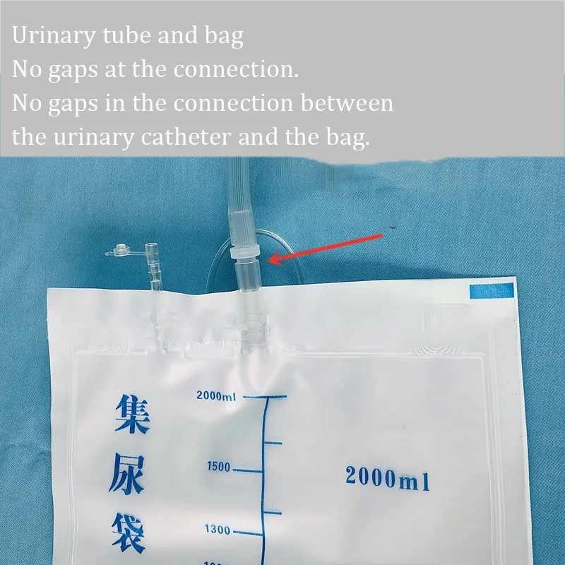 Sac d'Urine Réutilisable Unisexe, Sacs de Proximité en Silicone Antifavorable, pour Collecter les Urines des Patients, Usage Domestique