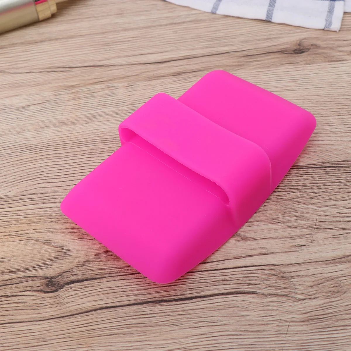 

1Pcs Silicone Brush Cleaner Pad Makeup Brush Cleaning Tool Hollow Handheld Flexible Design Large Scrubber Washing Mat