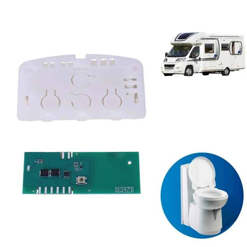 

1set Caravan Toilet Pcb Flush Button Switch With Chip For Thetford C250 C260 C262 Sn 50709 Caravan Motorhome Toilet Accessories