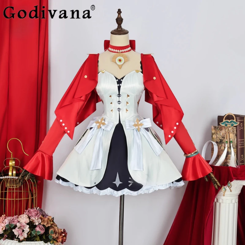 Game Two Dimensional Cosplay Dress Full Set Female Cos Carnival Role Play Outfits Women's Uniform Halloween Dress Suits