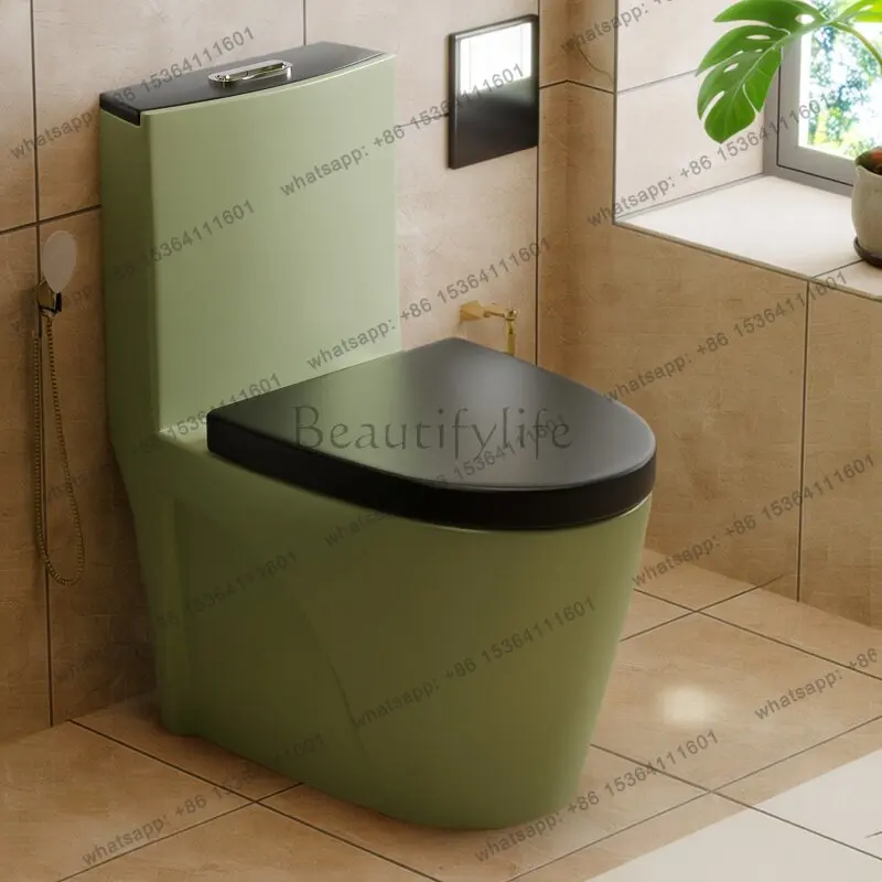 

Floor row ceramic toilet household bathroom water-saving siphon toilet special toilet
