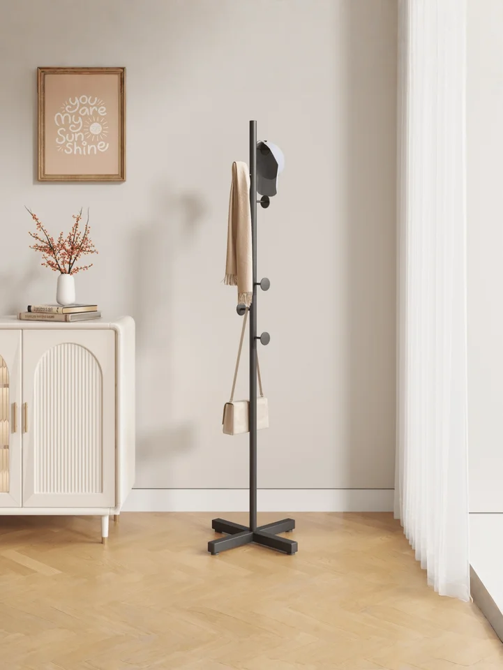 Cream Windbreaker Hat Stand Vertical Clothes Hanger