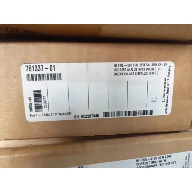 National Instruments NI PXIe-4300 AI Data Aquisition Card 781337-01 16-Bit 8-Ch 250kS/s 300V Ch-Ch Isolated Analog Input Module