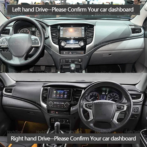 Imagen 2 del producto Cubierta de tablero para Mitsubishi L200 Triton Strada KJ KK KL 2015-2020, alfombrilla antisuciedad, parasol, protección, accesorios para coche