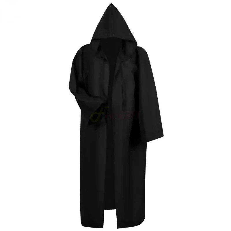 S-4XL Mens ยุคกลาง CRUSADER Knights Templar Tunic ชุดคอสเพลย์ Renaissance ฮาโลวีน Surcoat นักรบ Black Plague เสื้อคลุม MN8