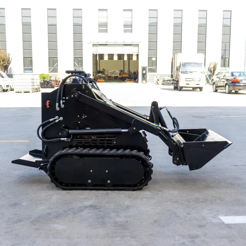 Mini Skid Steer Loader Crawler Diesel Mini Skid Steer Steering Loader Manufacturer Hydraulic Free Shipping