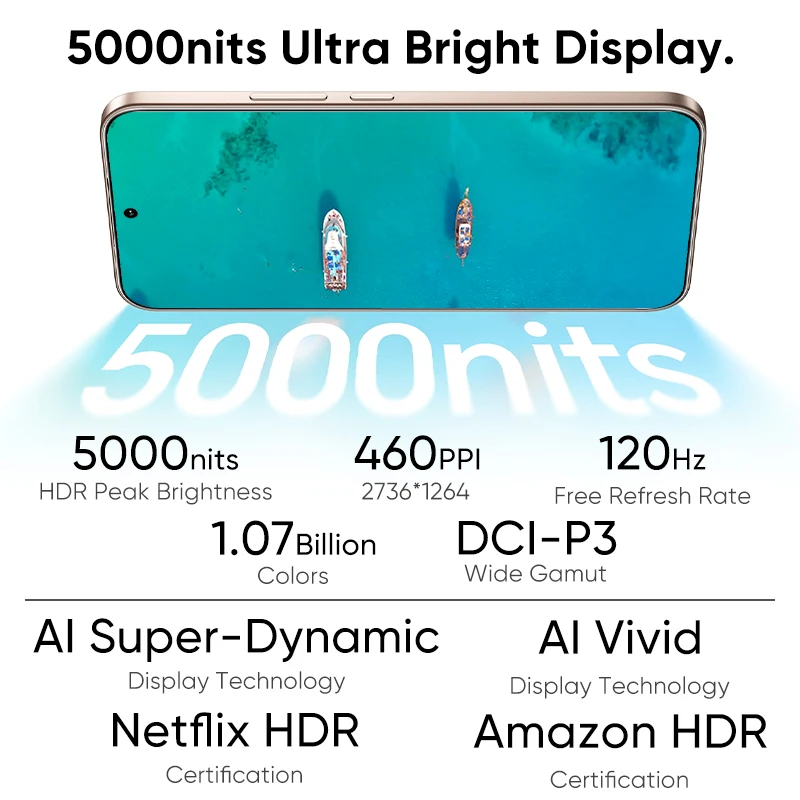 HONOR 400 Global Version 5G Smartphone 6.55'' AMOLED 120Hz Screen Snapdragon 7 Gen 3 6000mAh Battery 80W Supercharge eSIM IP66