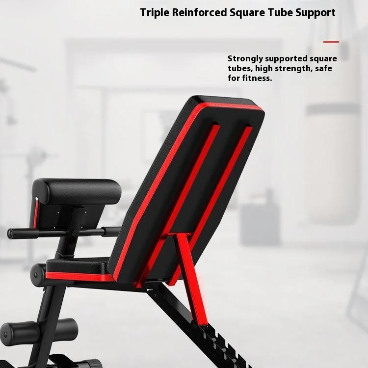 Men's Modern Multi-Functional Auxiliary Fitness Chair Dumbbell Bench Sit-Up Flying Bird Bench Press for Home Usepromote sales