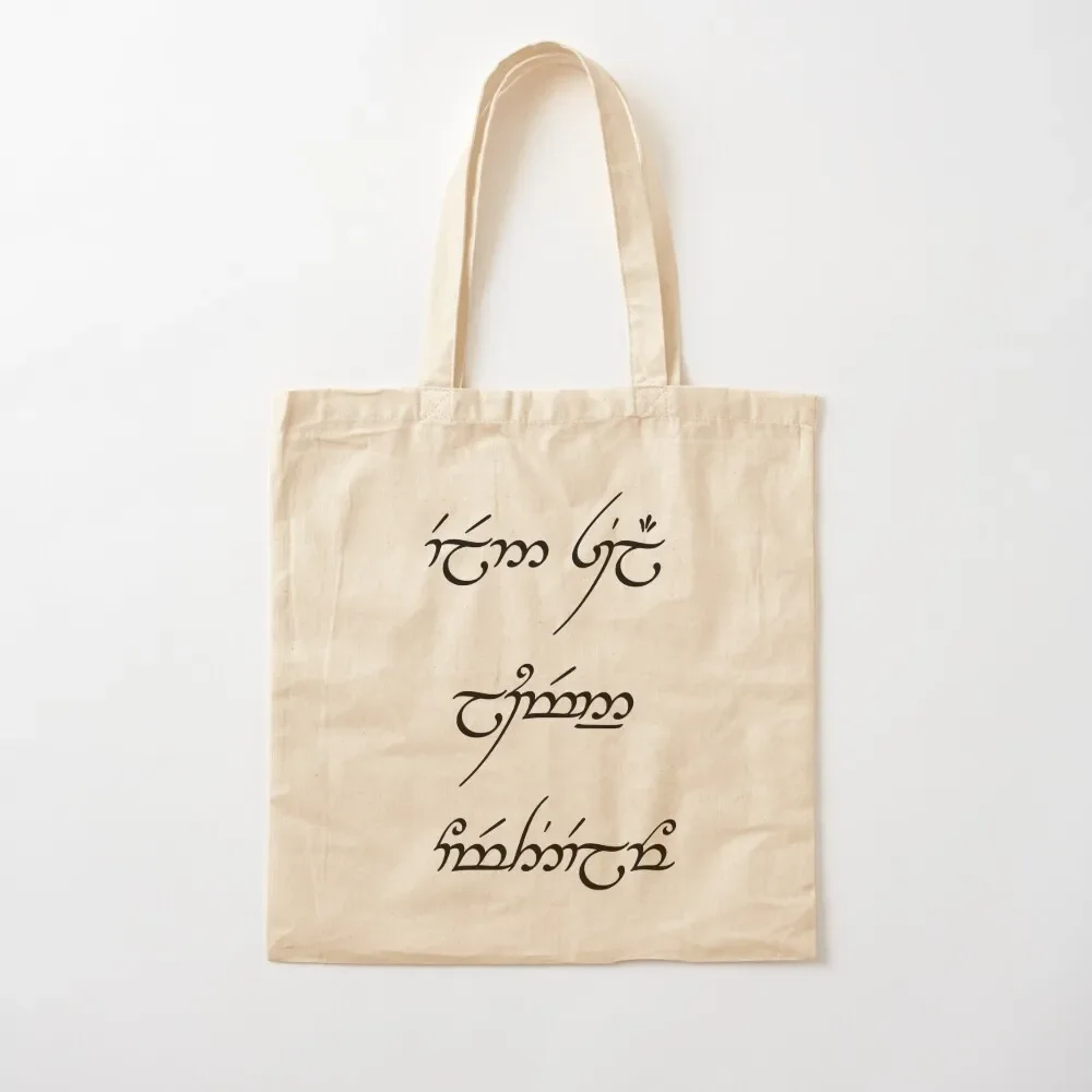 

A star shines on the hour of our meeting (Elen síla lumenn' omentielvo) Tote Bag custom canvas bag Gift bags Tote Bag