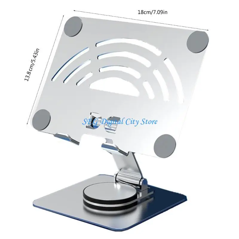 U75b Atualizações suporte para comprimidos com 360 Rotation Aluminium Ligy Desktop Lift para comprimido