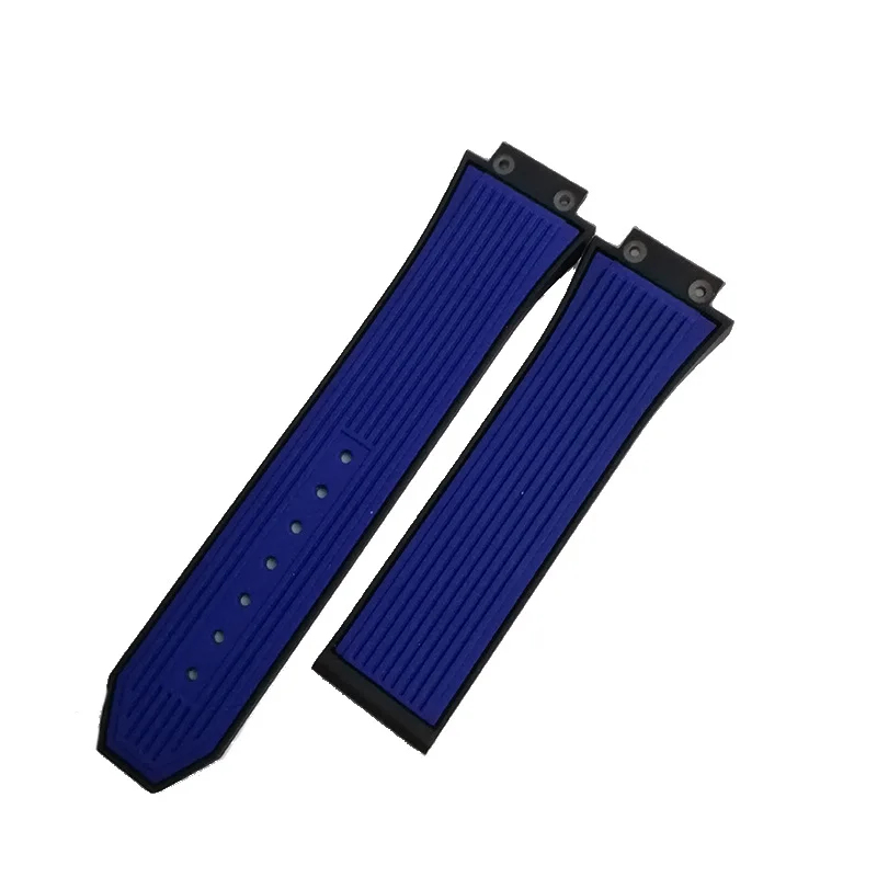 Uhrenarmband für HUBLOT BIG BANG, Silikon, 25 x 17 mm, wasserdicht, Herren-Uhrenarmband, Kette, Uhrenzubehör, Gummiarmband, Armband – Detail 4