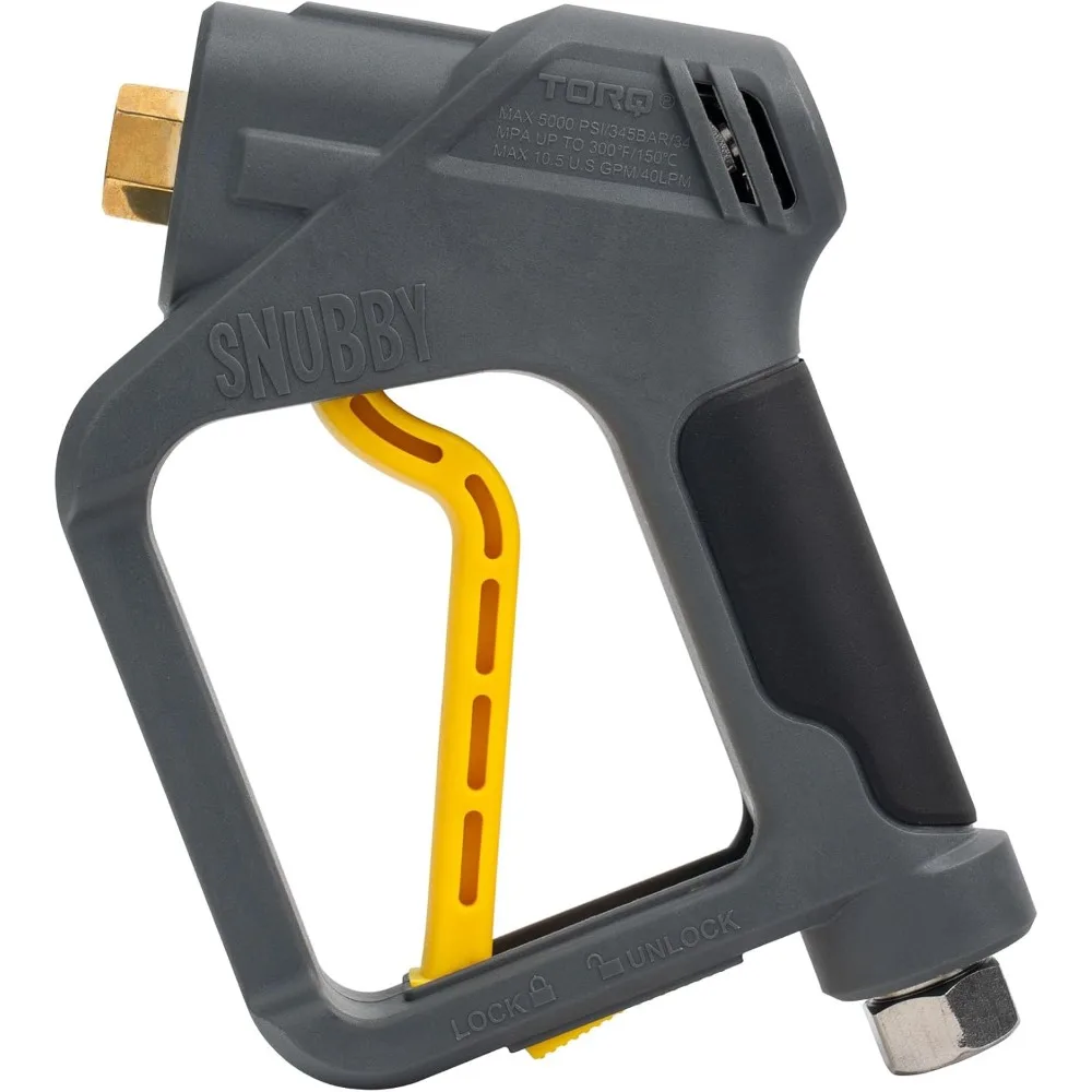 

Chemical Guys EQP402 Snubby Pressure Washer Gun, Foam Cannon Attachment, For Gas & Electric Pressure Washers