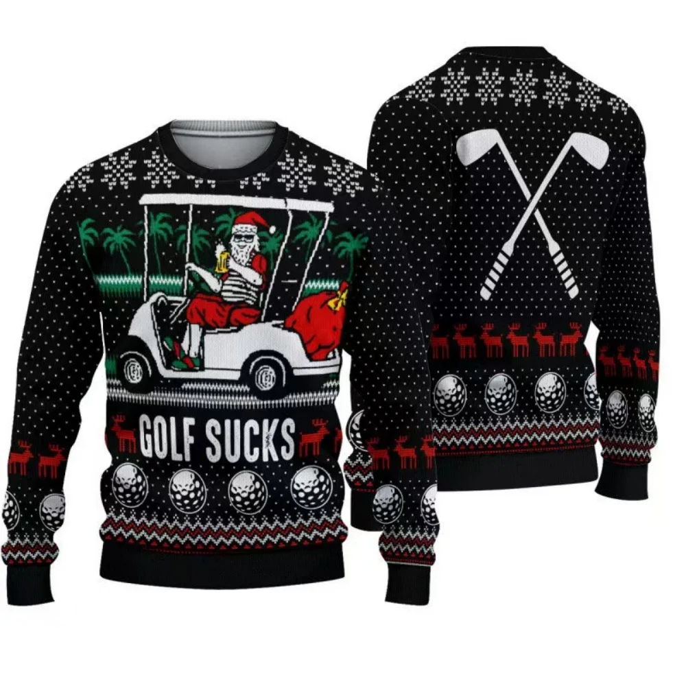 Hans Gruber Fall Nakatomi Plaza Die Hard Ugly Christmas Sweater Geschenk Weihnachtsmann Pullover Herren 3D Sweatshirt und Top Herbst