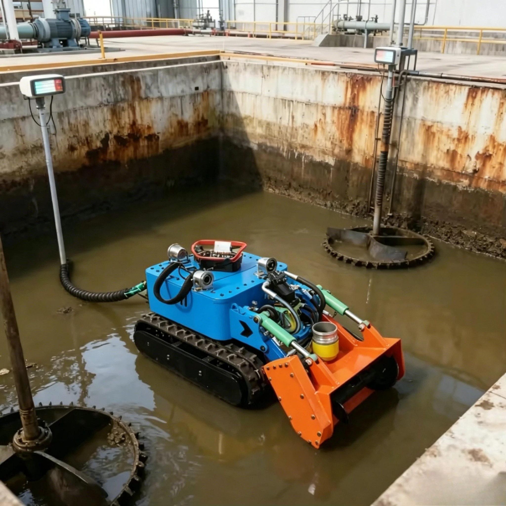 High Quality Best-selling All Over The World Professional Sludge Cleaning Platform Underwater Diving Dredging Robot Customized