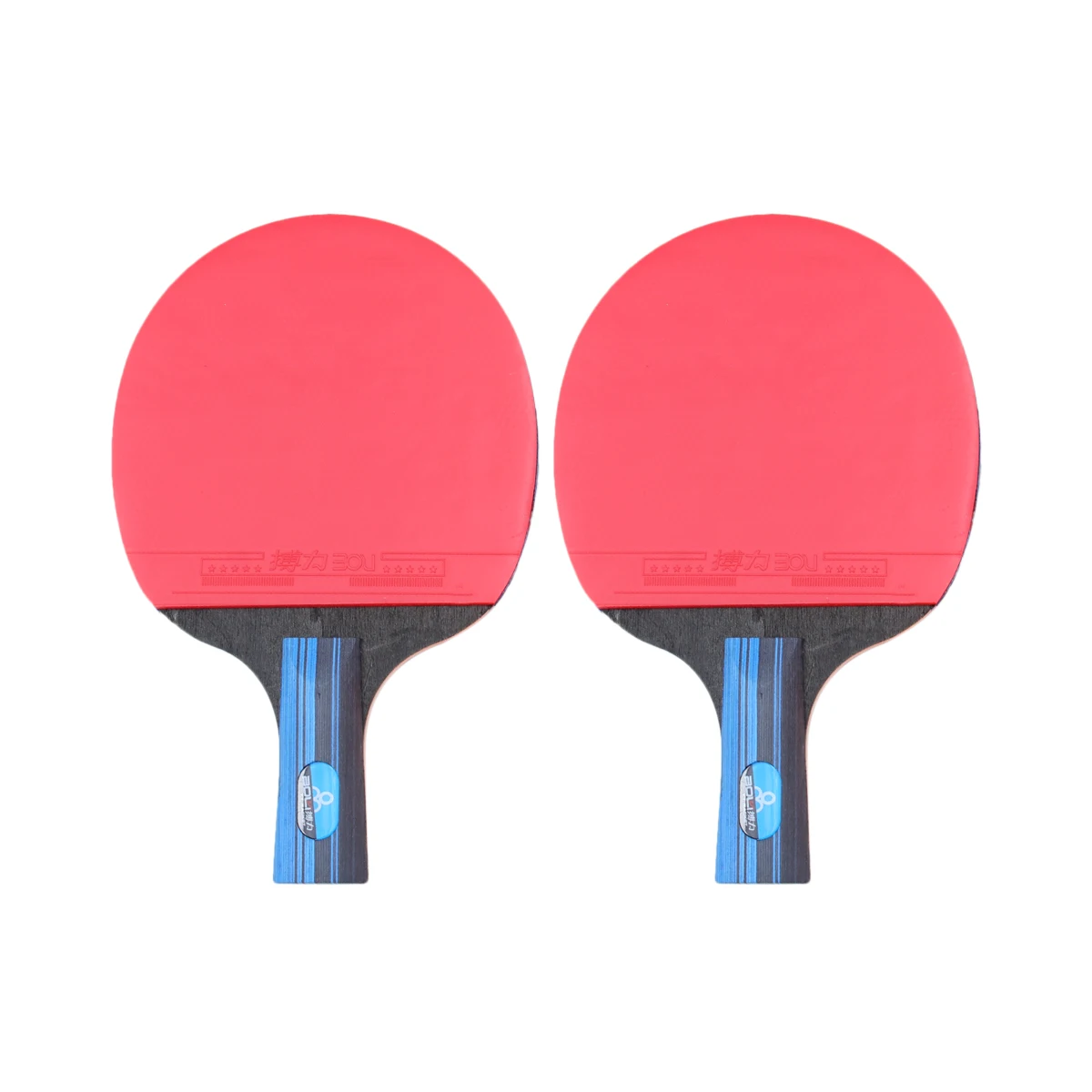 

2 Pcs Table Tennis Racket Set Paddle Accessories Pong Rackets Trainer Miss