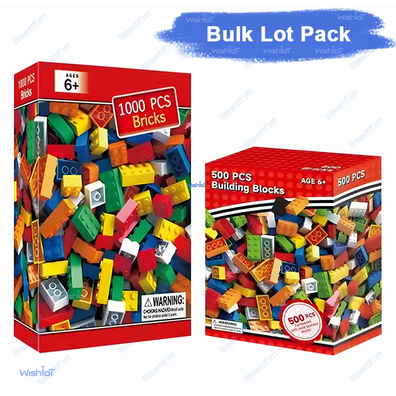 

Набор строительных блоков MOC Classic Basic Bricks (1000/500 шт.) для детей, совместимый с LEGO, для творчества и обучения, хобби, игрушка