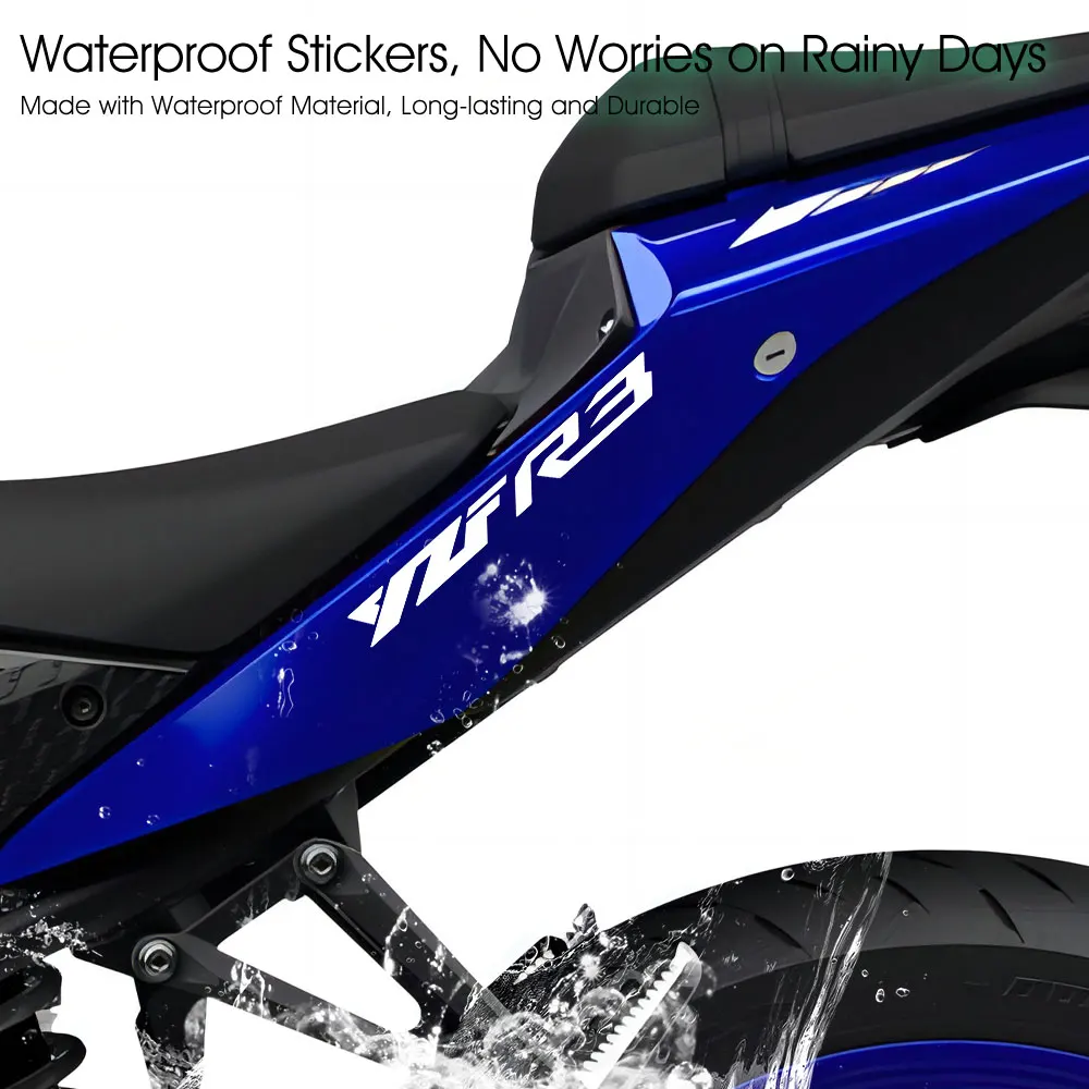 Наклейки на мотоцикл, светящиеся водонепроницаемые наклейки YZF R3, наклейка для Yamaha YZFR3, аксессуары 2015, 2016, 2017, 2018, 2019, 2020, 2022, 2023