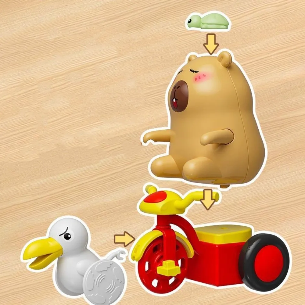 Uhrwerk Modell Aufzieh Capybara Pull-back Auto Cartoon Möwe Capybara Uhrwerk Lustige Nette Capybara Figur Geburtstag Geschenke