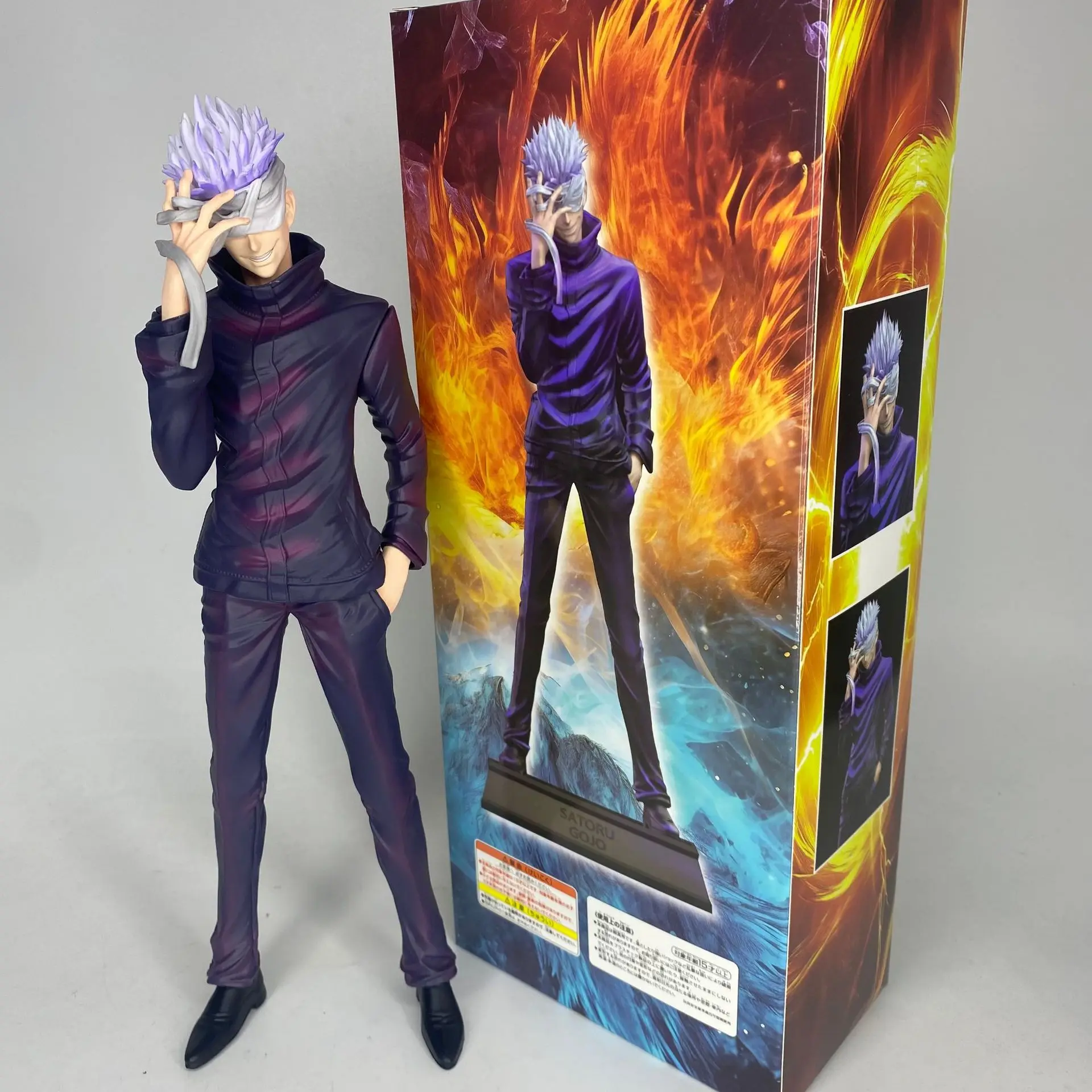 

Anime Jujutsu Kaisen Gojo Satoru standing posture Action Figure PVC model doll statue Toys Desk Decor Collectible Gifts boxed