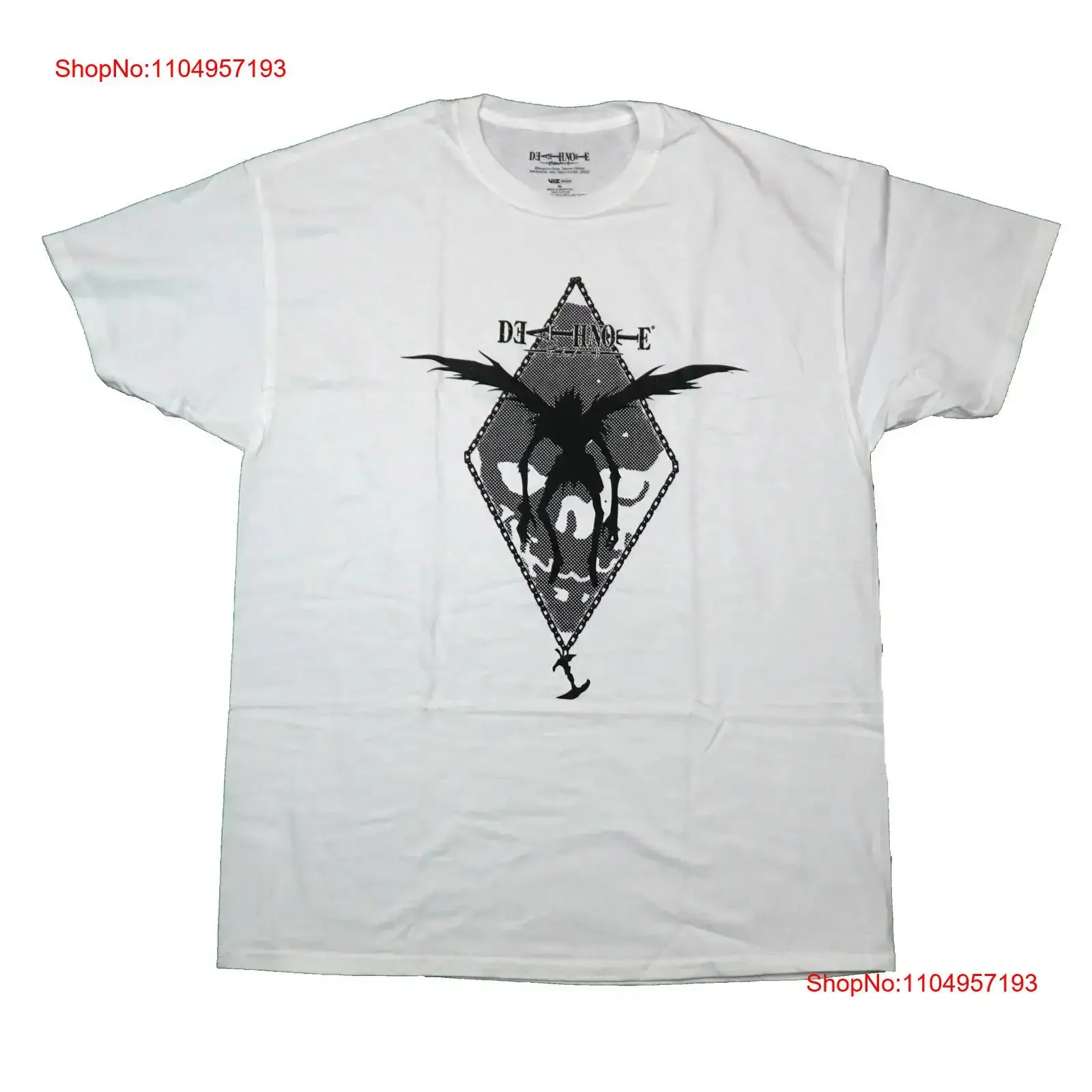 

Death Note New Adult T Shirt Ryuk Inside Anchor Chain Diamond vintage Washed Soft Top For Everyday Wear streetwear Stylish