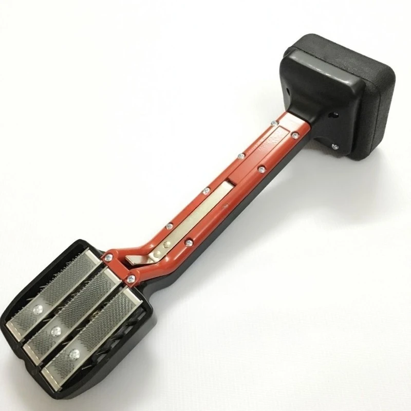 Professional Carpet Stretcher, Flooring Installation Tool with Kick-activated Tensioner for Wrinkle Removal and Size Adjustment