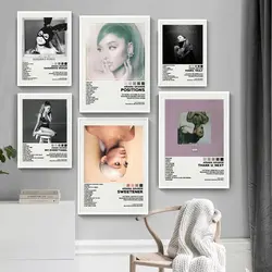 Ariana Grande 'Thank U, Next' Album Cover Art Poster - Home Wall Decor Print