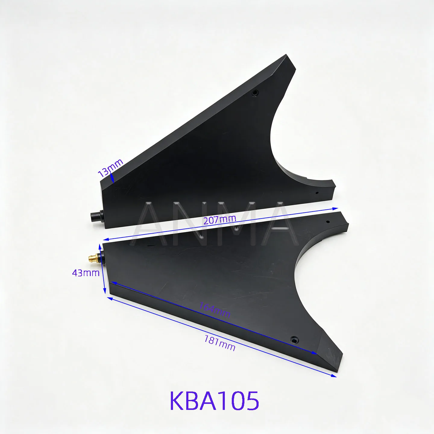1 Set Ink Duct End Blocks Ink Retaining Plate For KBA 105 Printing Machine Parts