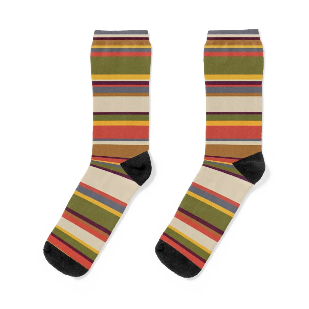 4th Doctor Scarf (Cosplay) Socks hip hop funny gift Stockings man funny gifts Woman Socks Men's