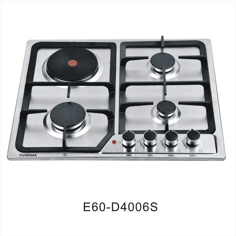 공장 OEM/ODM 내장형 4 버너 쿠커 가스 스토브