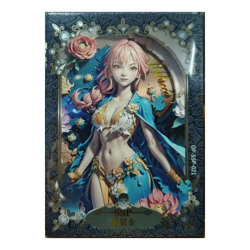 Anime ONE PIECE Rare SSP Refraction Game Collectible Cards Reiju Perona Kozuki Hiyori Yamato Nami Zabawki dla chłopców Prezent urodzinowy