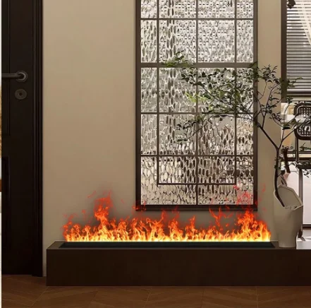 

Регулируемые цвета, комнатный электрический камин, умный паровой светодиодный пламя, декоративный камин, 3D вставка для камина с водяным паром