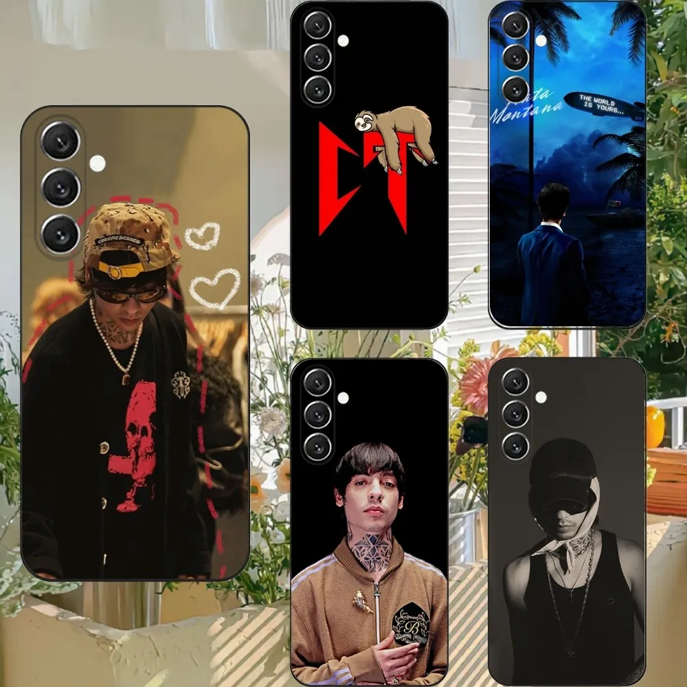 

Rap Singer Natanael cano Phone Case For Samsung S21,S22 Ultra,S20,S30 plus,S22 plus,S23,S30 ultra 5G Silicone Cover