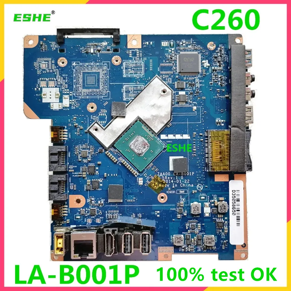 For Lenovo C260 AIO motherboard with  J1800 CPU ZAA00 LA-B001P motherboard 100% Fully Tested&High quality