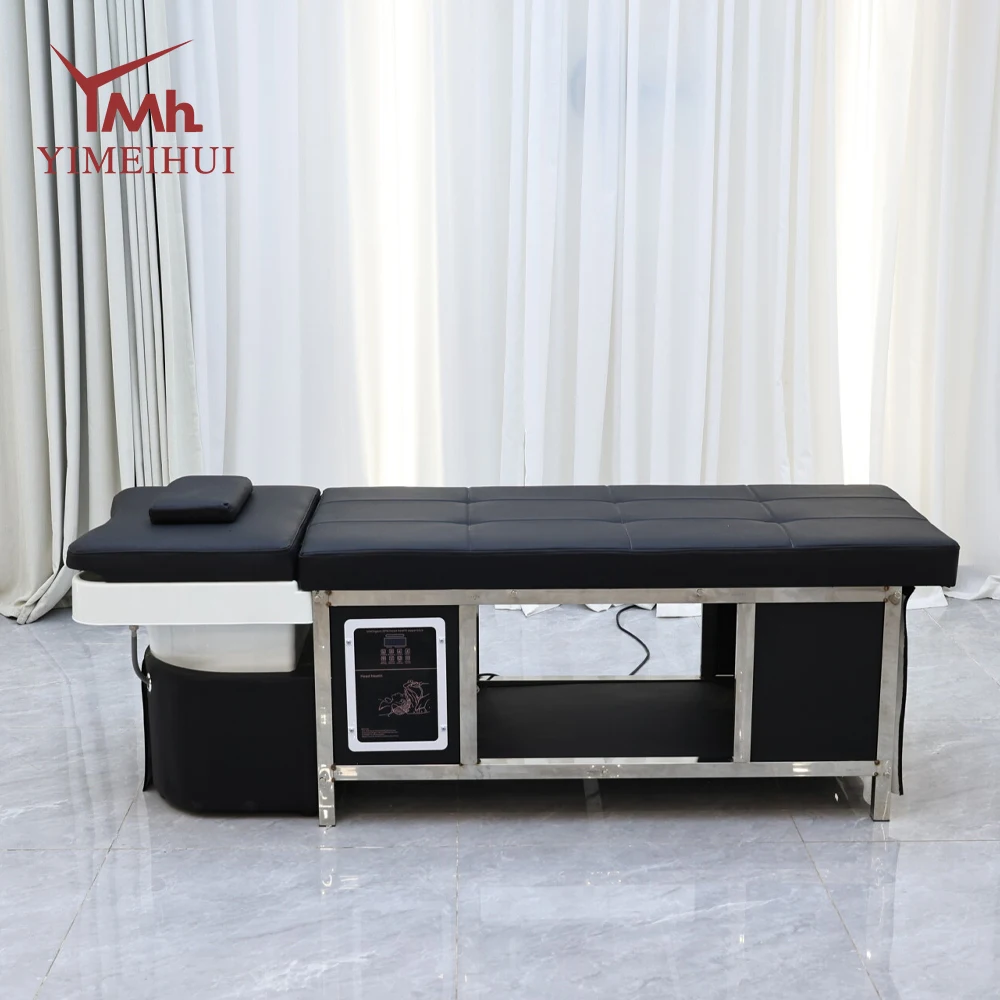 مجموعة صالون متينة بقاعدة من الفولاذ المقاوم للصدأ مع سخان، سرير شامبو على الطراز التايلاندي لدورة الماء بالبخار