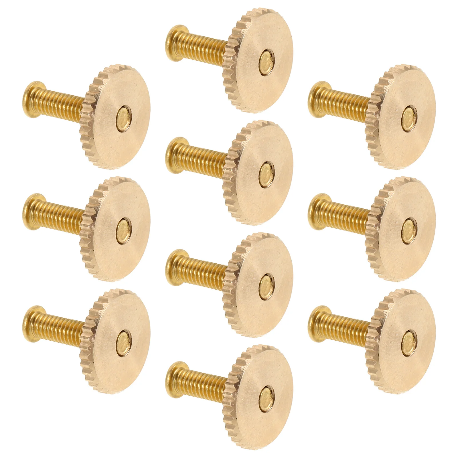 

10 Sets Screw Cap Pin Backs Bulk Badge Caps Fixing Accessories Crafting Supplies The Metal for