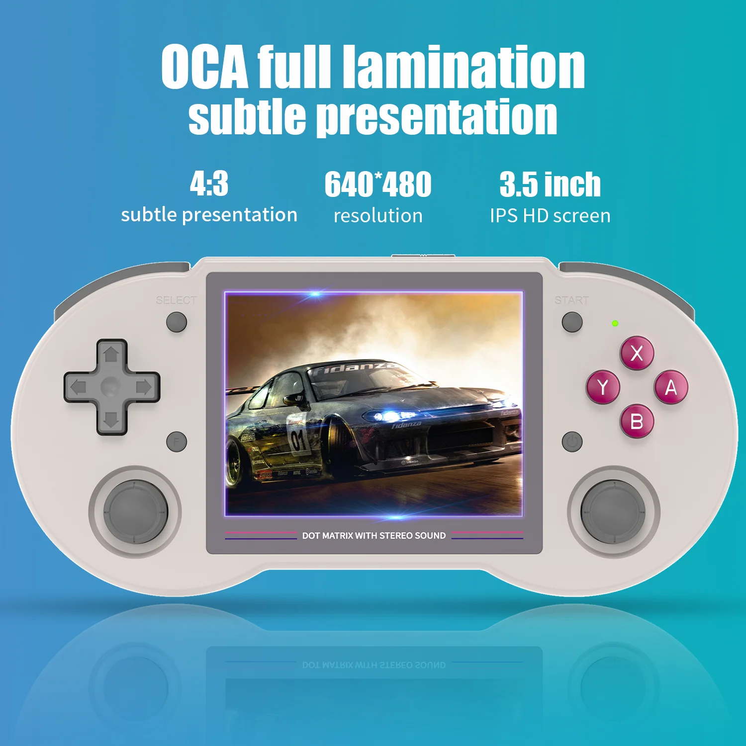ANBERNIC Handheld Game Console, Retro Game Player, Compatível com HDMI, 2.4G, 5G WiFi, Sistema Linux, 3.5 "Tela IPS, RG353PS, 64 Bit