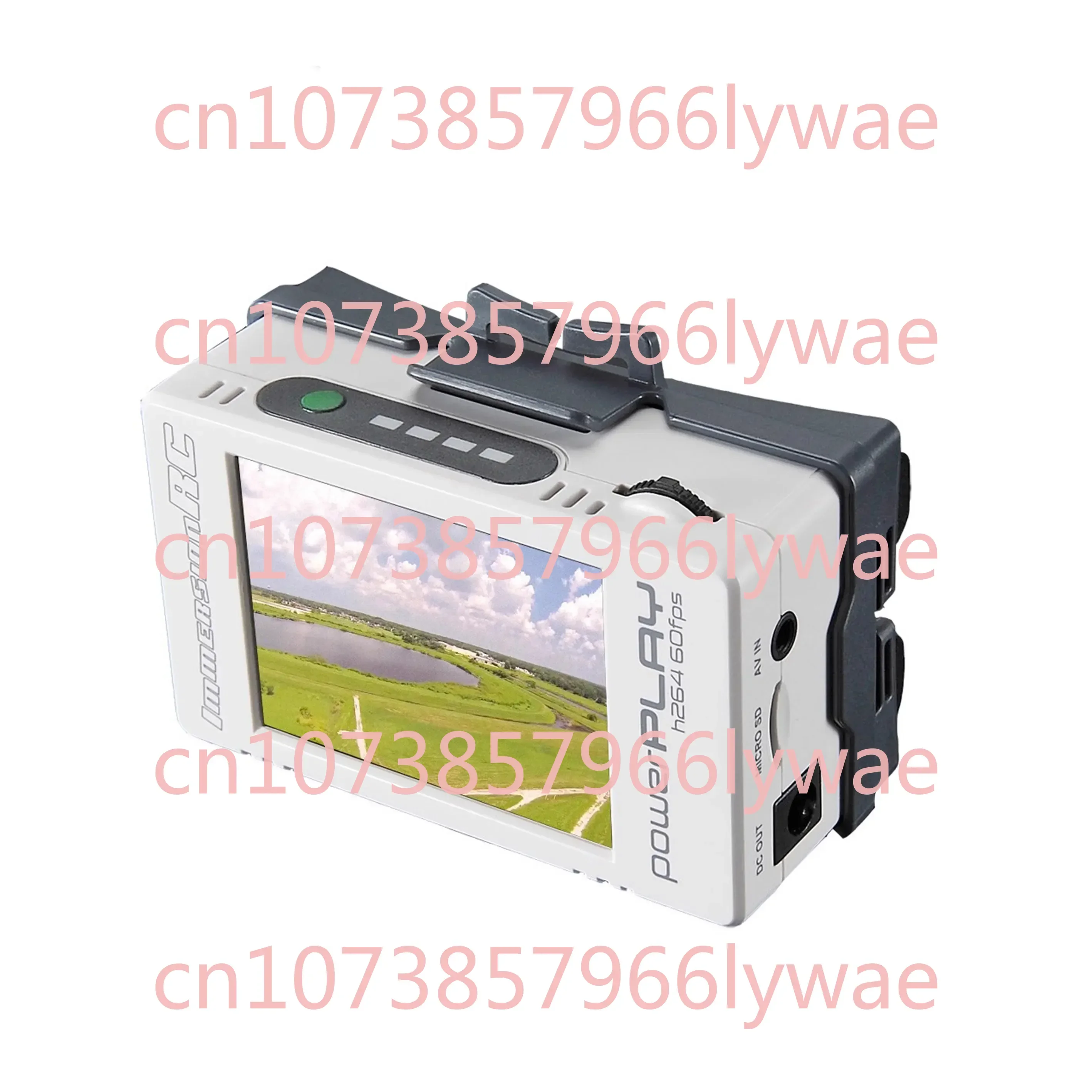 ImmersionRC PowerPlay FPV DVR H264 Encoding / 60fps / High Data Rate Built-in 6cm LCD Display Powers for FatShark Goggles