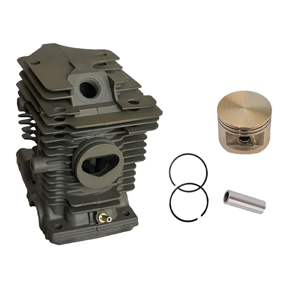 Gray MS280 Cylinder Assembly Reliable Engine Performance Kit Cylinder Replacement Metal Construction Precision Engineered