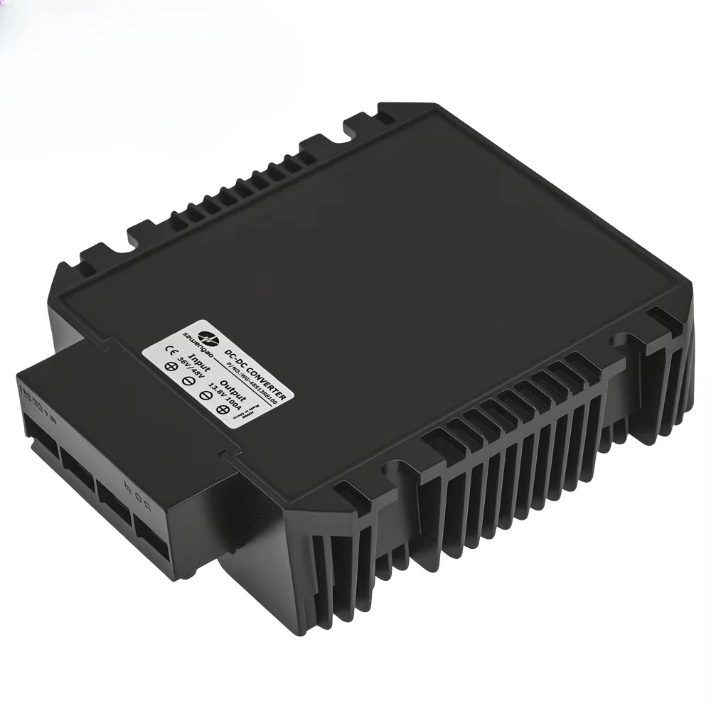 24V 36V 48V 60V to 12V 13.8V 24V DC DC Step Down Converter Module 80A 100A Power Inverter Buck Voltage Regulator for Car