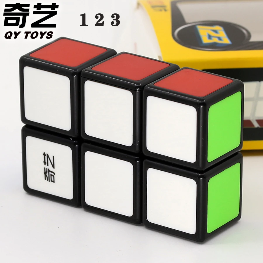 

QiYi Magic Cubes 123 Puzzle 1x2x3 Stickerless Cubo Magico Beginner Cubing Player Professional Twist Wisdom Toy Game Smart 1*2*3