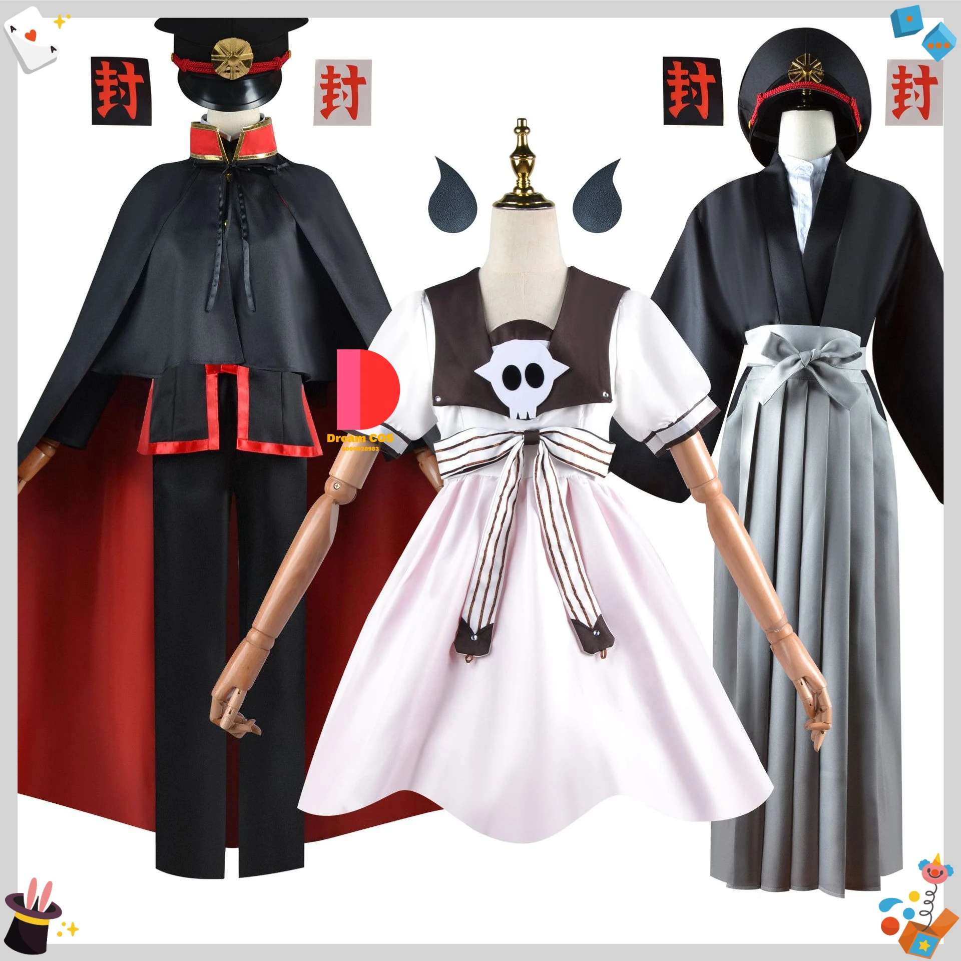 

Лидер продаж, аниме Ханако-кун, карнавальный костюм, аниме Нене Яширо, одежда для ролевых игр для мужчин и женщин, костюмы для вечеринки на Хэллоуин