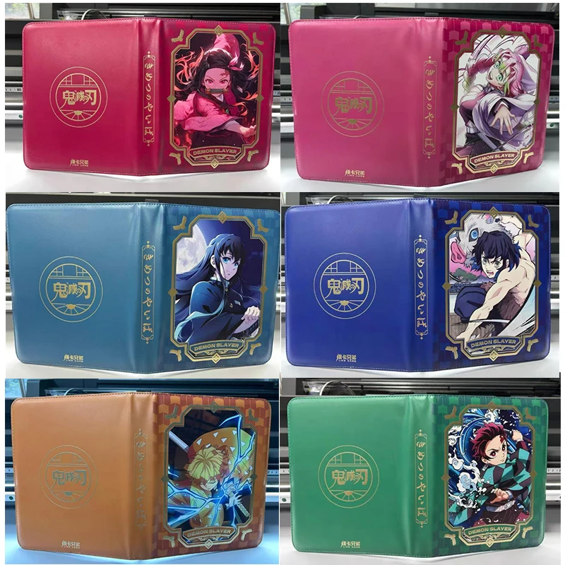 

Аниме Demon Slayer Kamado Nezuko Kanroji Mitsuri Hashibira Inosuke Коллекционная карточная альбом Рождественский подарок на день рождения Детская игрушка