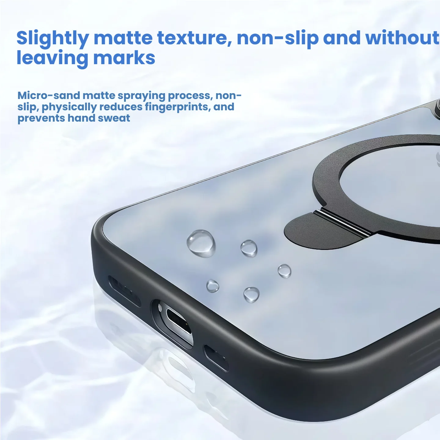 Para iPhone 16/17 Pro Max Capa de telefone magnética - Carregamento sem fio MagSafe e proteção total