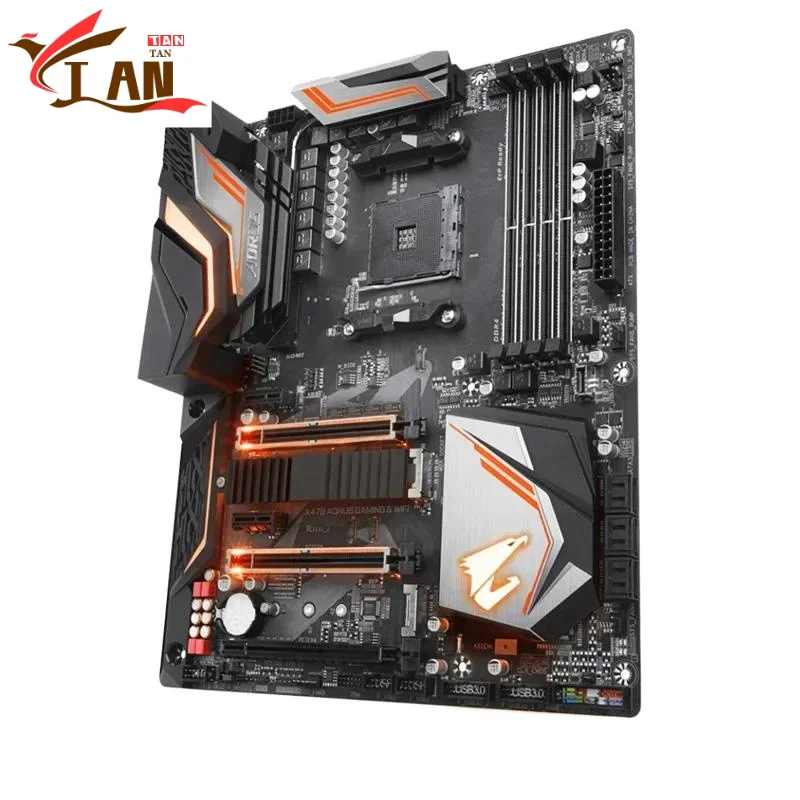 

Для X470 AORUS GAMING 5 WIFI материнская плата 64 ГБ HDMI M.2 разъем AM4 DDR4 ATX X470 материнская плата 100% протестирована полностью работает TAN