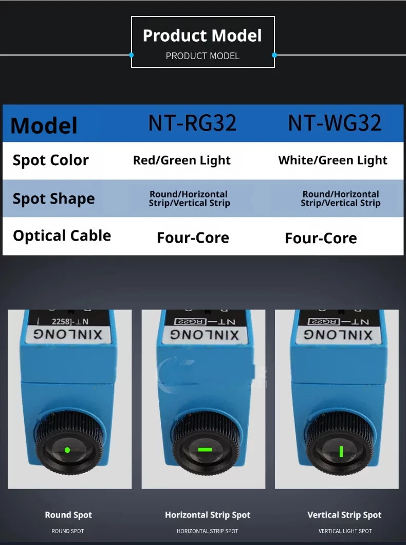NT-RG32 Color Sensor, Circular Dot Type, Bag Making Machine Tracking Electric Eye, Correction Photoelectric Eye