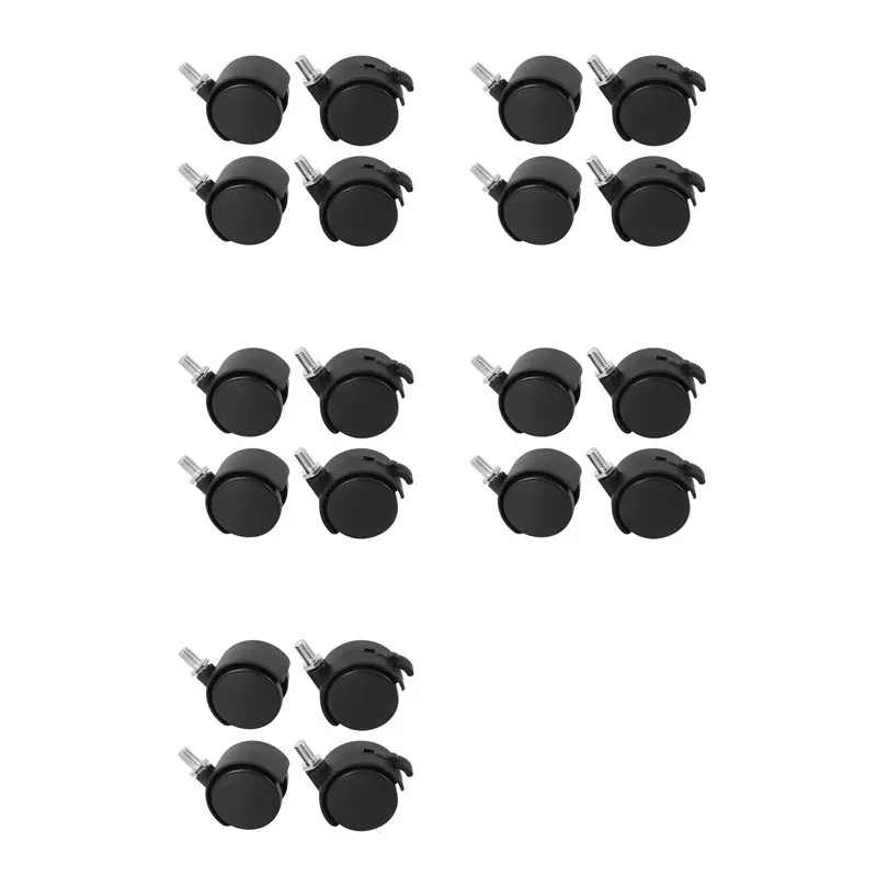 

AB41-Набор из 20 винтовых колесиков - 10 из них с функцией блокировки