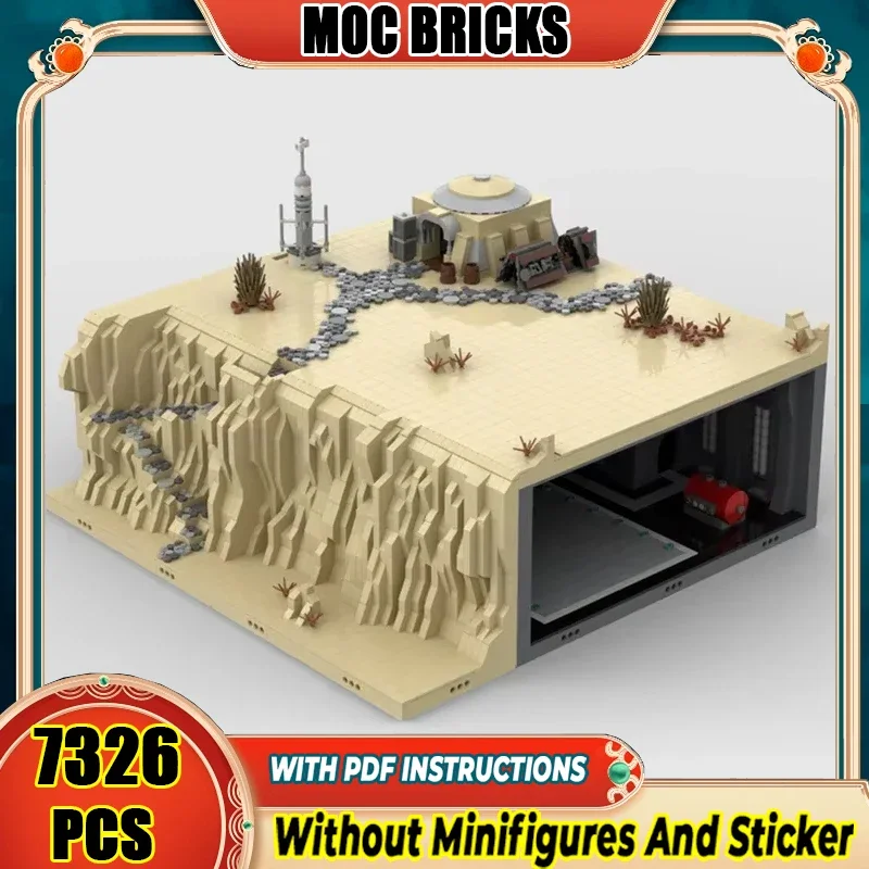 

Star Movies Model Moc Building Bricks Military Secret Base Technology Modular Blocks Gifts Christmas Toys DIY Sets Assembly
