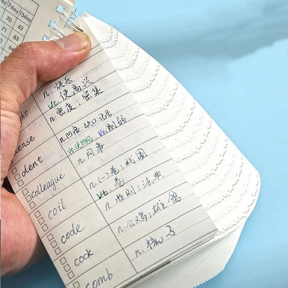 Berguna Jurnal Diary Memori Memo Membaca Kata-kata Mini Notepad Kosakata Notebook Bahasa Asing Buku Kata