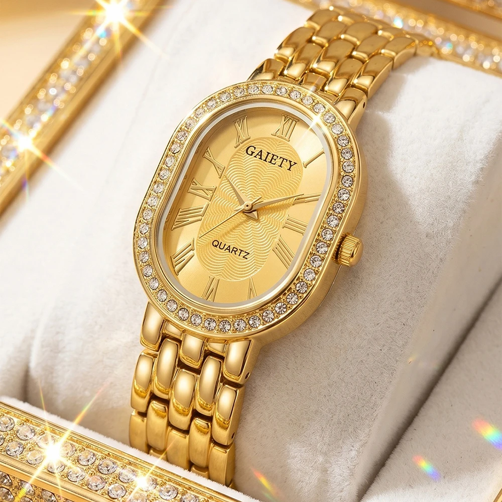 1Pc Unisex Jewelry Watch Women's Wristwatch Accessories Gold Fashion Business Elegant Classic Exquisite Vintage Rhinestone Luxury Bracelet Y2K Party Gathering Daily Wear Birthday Holiday Gift Travel Vacation Music Festival Perfect Gift