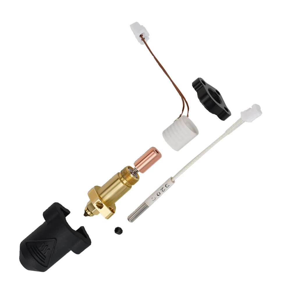 مجموعة أدوات تسخين السيراميك من أندر 3 V3 KE Hotend 300 ° أجزاء نهاية ساخنة C لـ Creality Ender3 V3 KE جوارب سيليكون بفوهة تسخين سريع